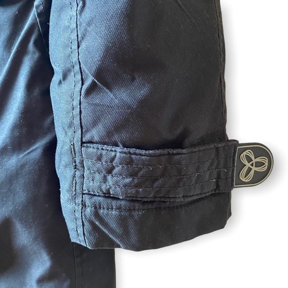 TNA Black Aspen Parka Long Brown Fur Trim Winter Jacket - Picture 10 of 16